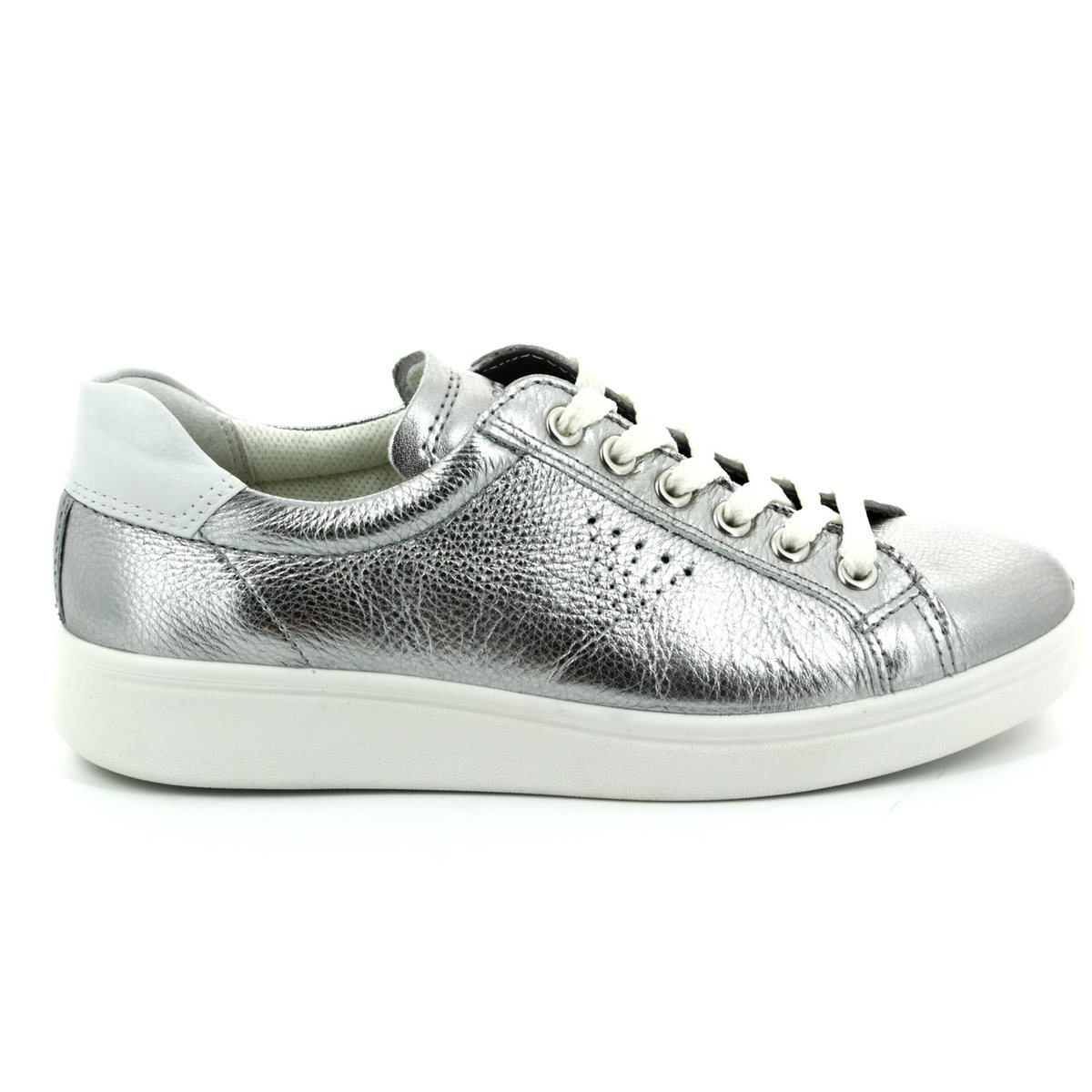 ecco silver shoes