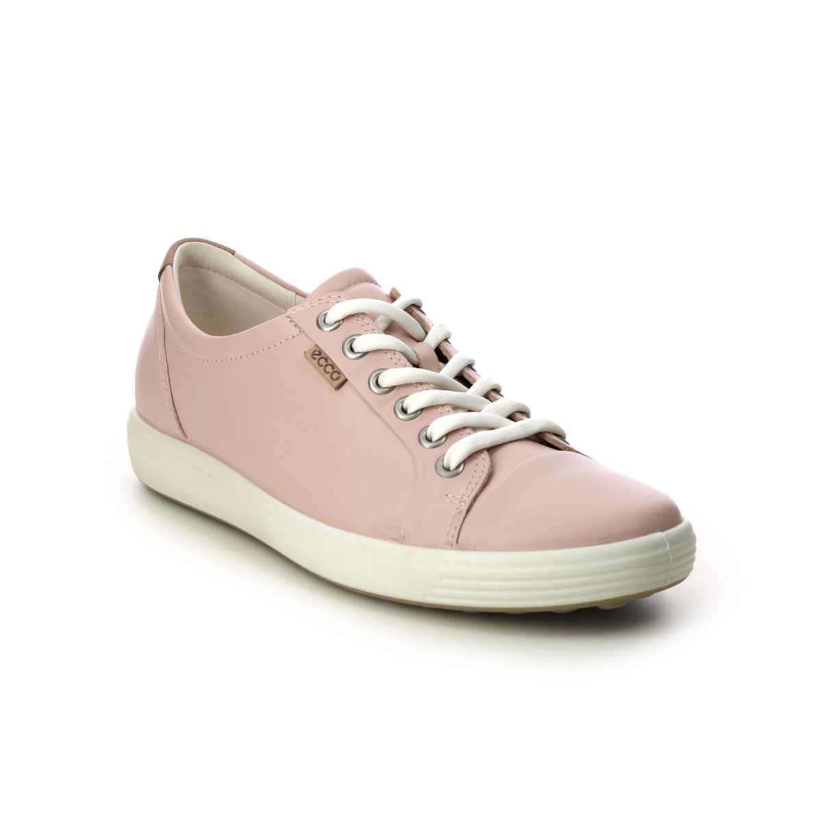 ECCO Soft 7 Lace Rose pink Womens trainers 430003-01118