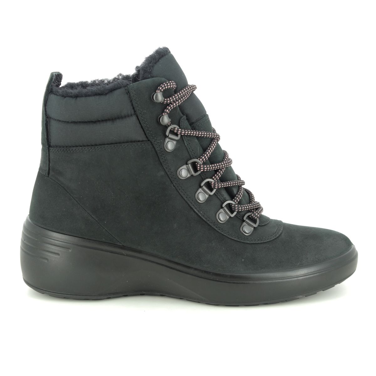 ecco womens lace up boots