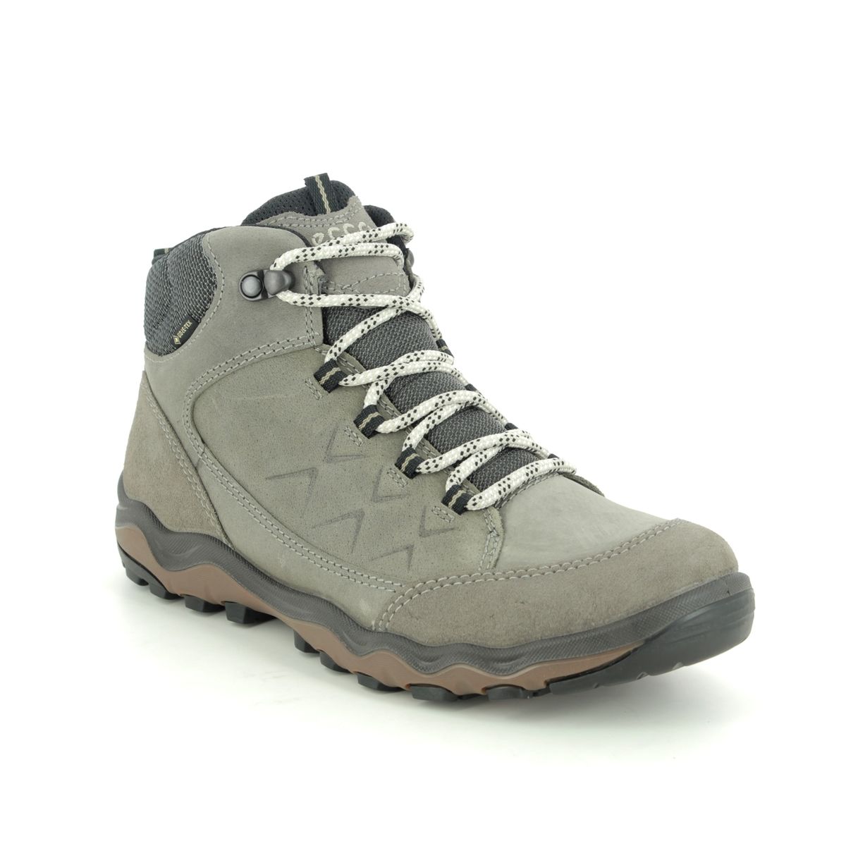 ECCO Ulterra Womens Gore Taupe leather Womens walking boots 823213-56870