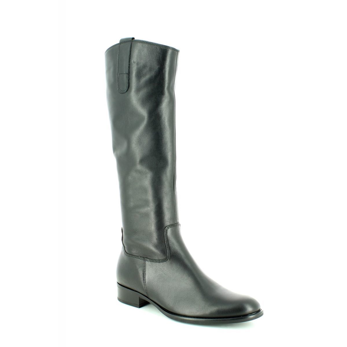slim leg leather boots