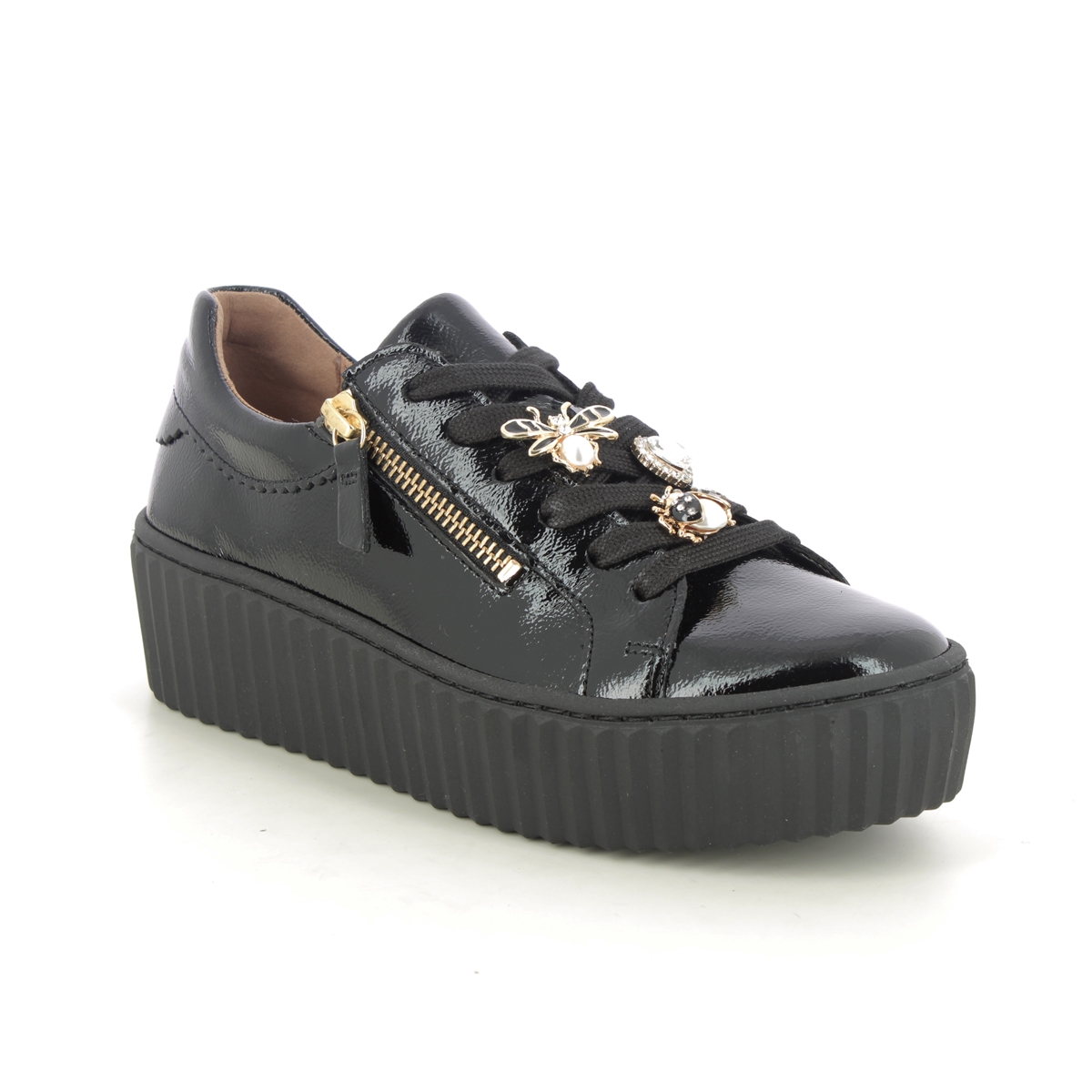 Patent trainers ladies on sale