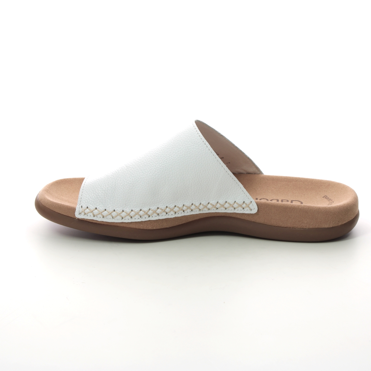 Gabor Lanzarote White Womens Toe Post Sandals 03.700.21