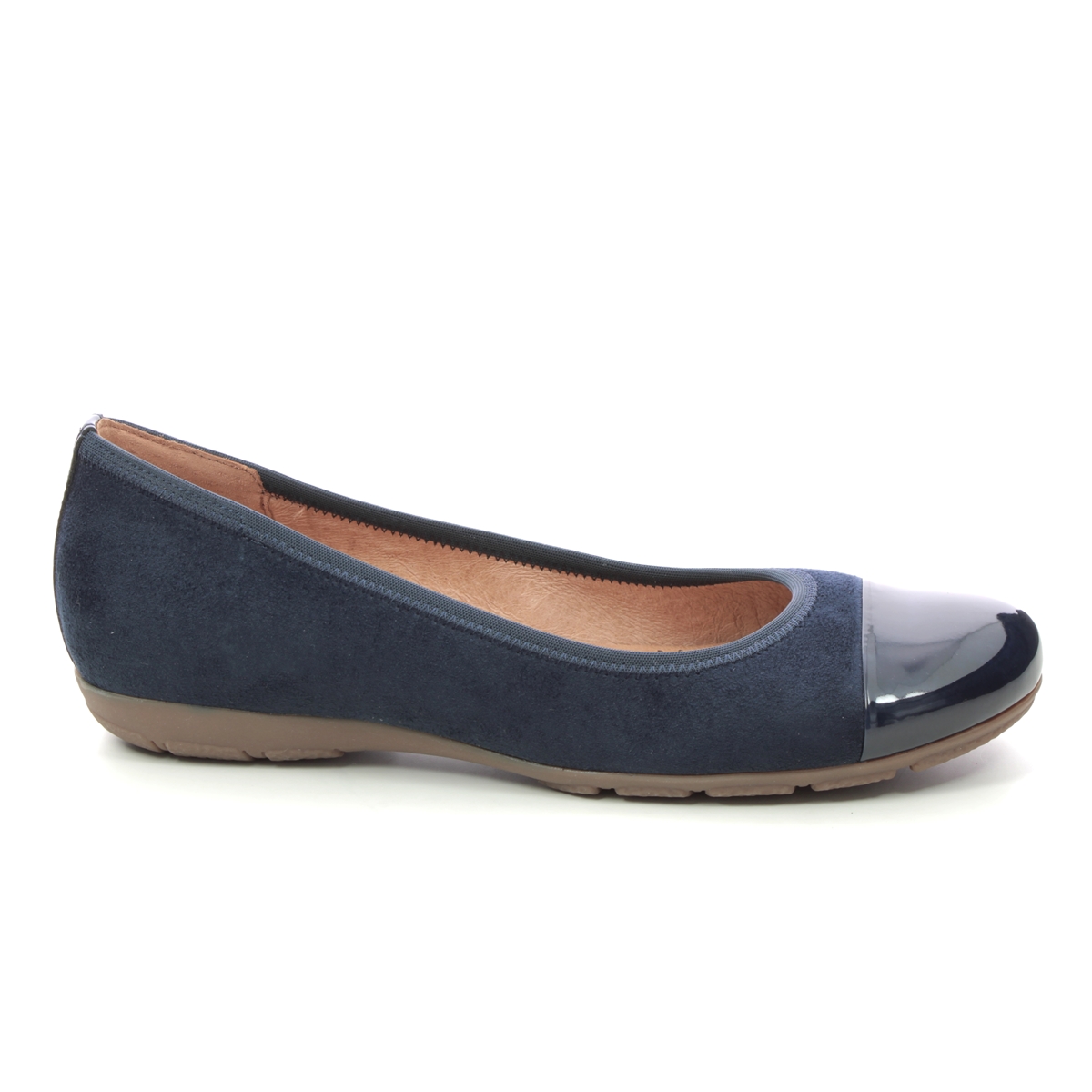 Gabor Raspa Navy Patent Nubuck Womens pumps 94.161.46