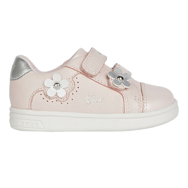 Geox Djrock Girl Inf B151WC-C1000 WHITE LEATHER trainers