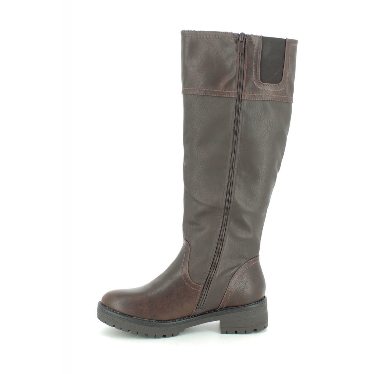 Heavenly Feet Burley 6 9524-20 Chocolate brown knee-high boots