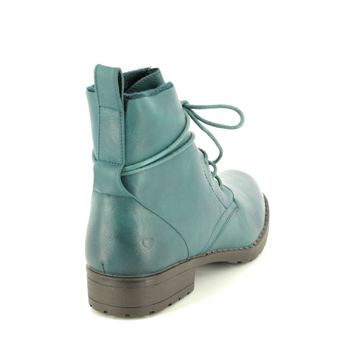 Heavenly Feet Strut 2 8513-73 Teal blue ankle boots