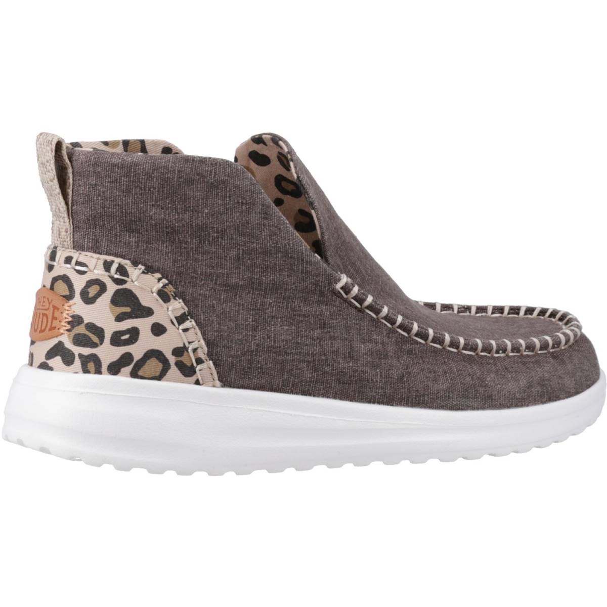 HEYDUDE™ Denny Leopard Boot - Women's Shoes in Beige Leopard