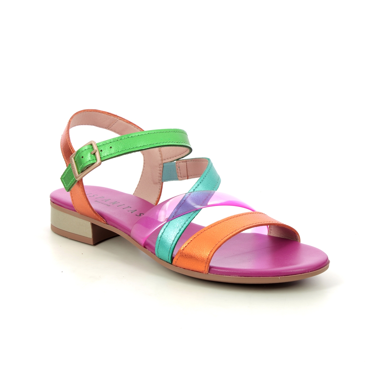 Coloured hot sale sandals womens