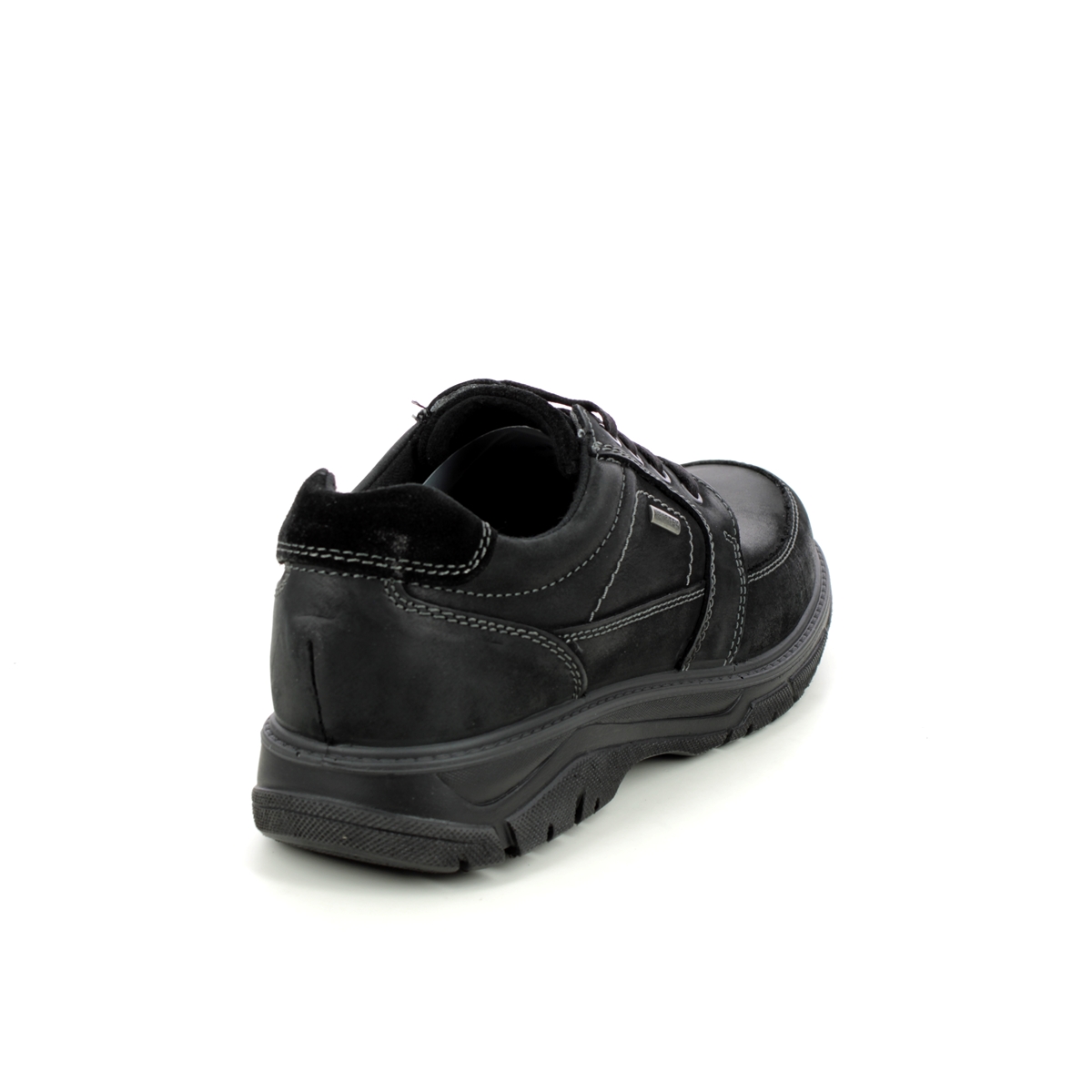 IMAC Hank Unease Tex 2468-3500011 Black leather comfort shoes