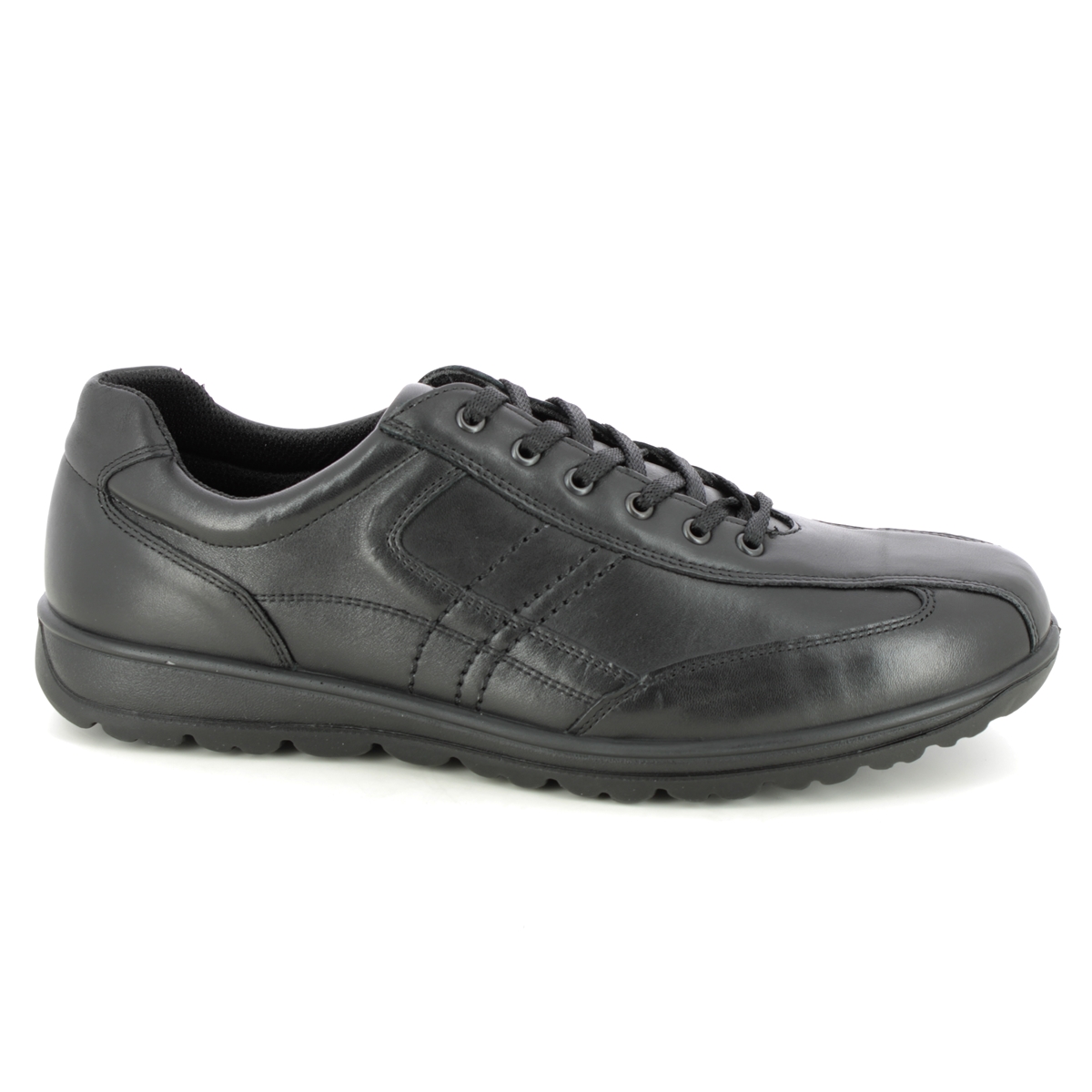 IMAC Relay Lace Black leather Mens comfort shoes 1780-2290011