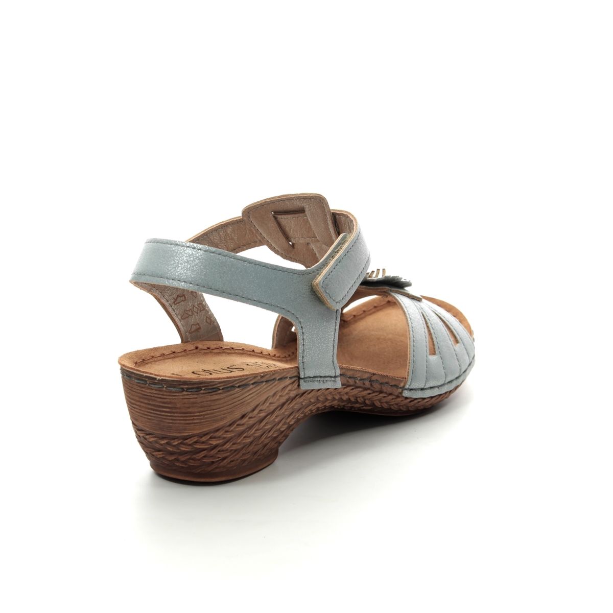 pale blue wedge sandals