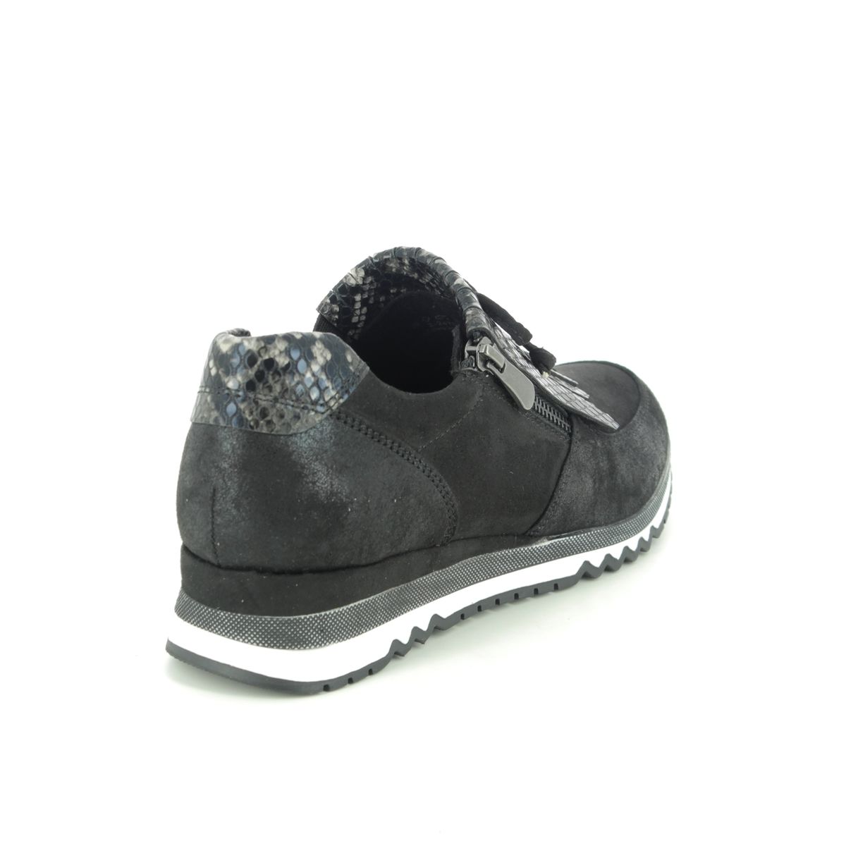 marco tozzi black trainers