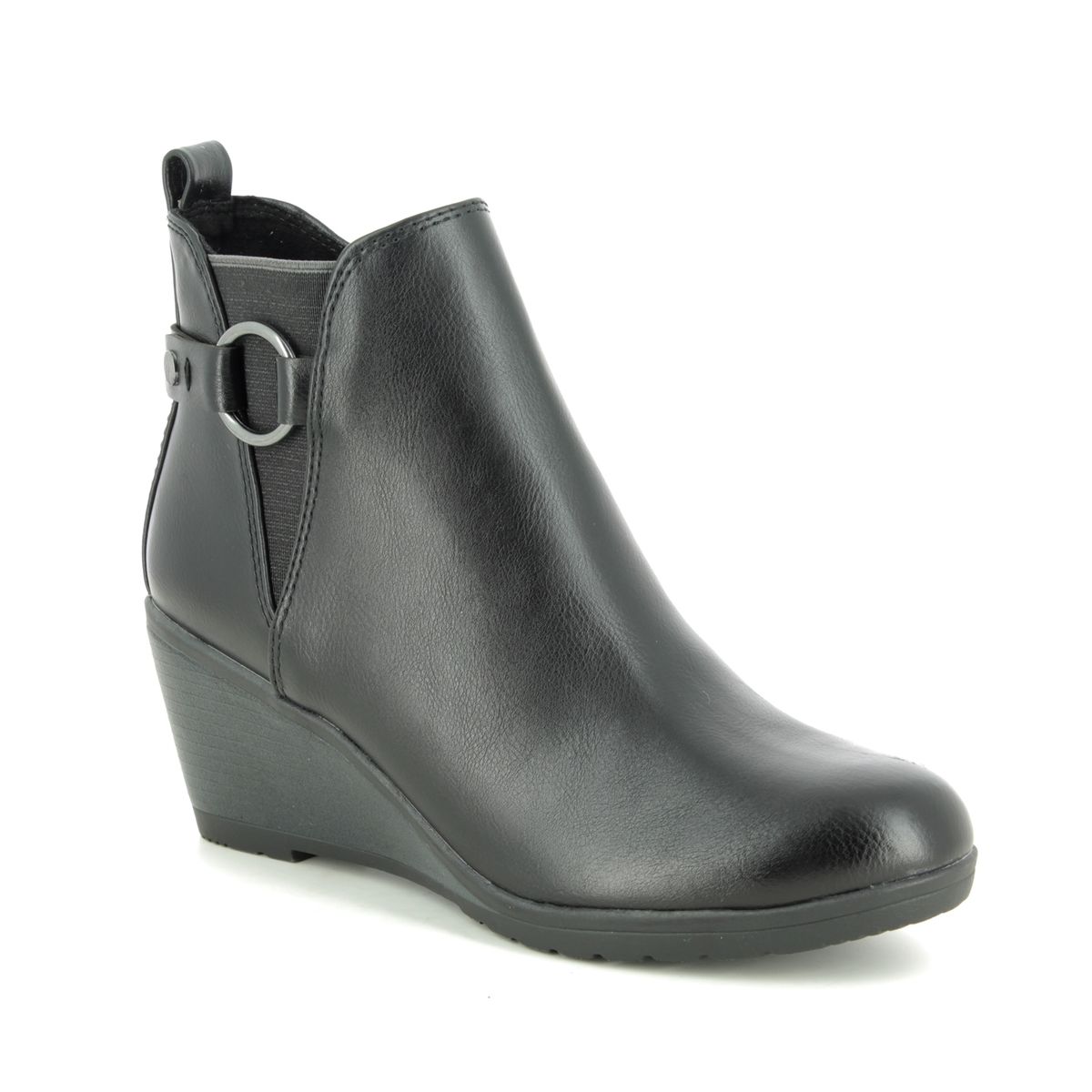 marco tozzi wedge ankle boots
