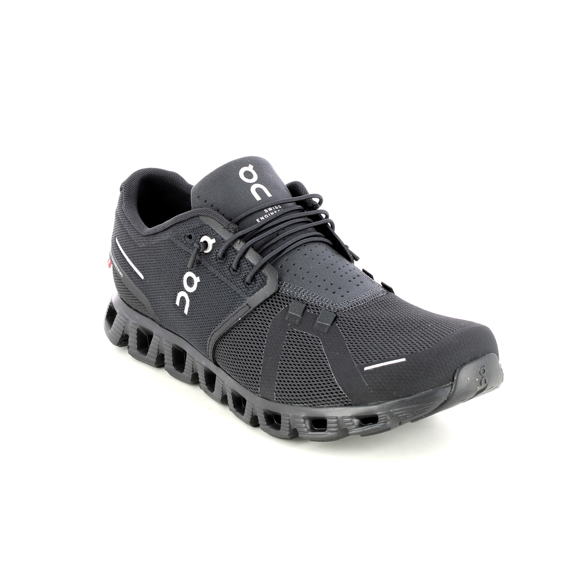 on cloud black trainers