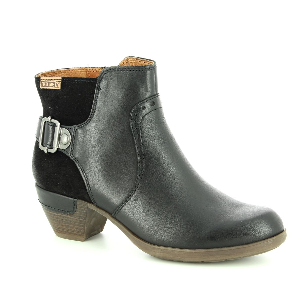 Pikolinos Rotterdam 9029945-30 Black leather ankle boots