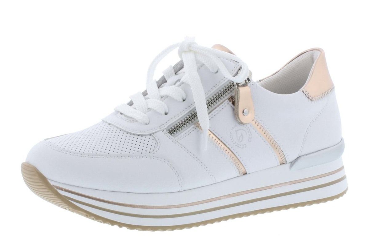 Remonte Rangez D1310-81 White - rose gold trainers