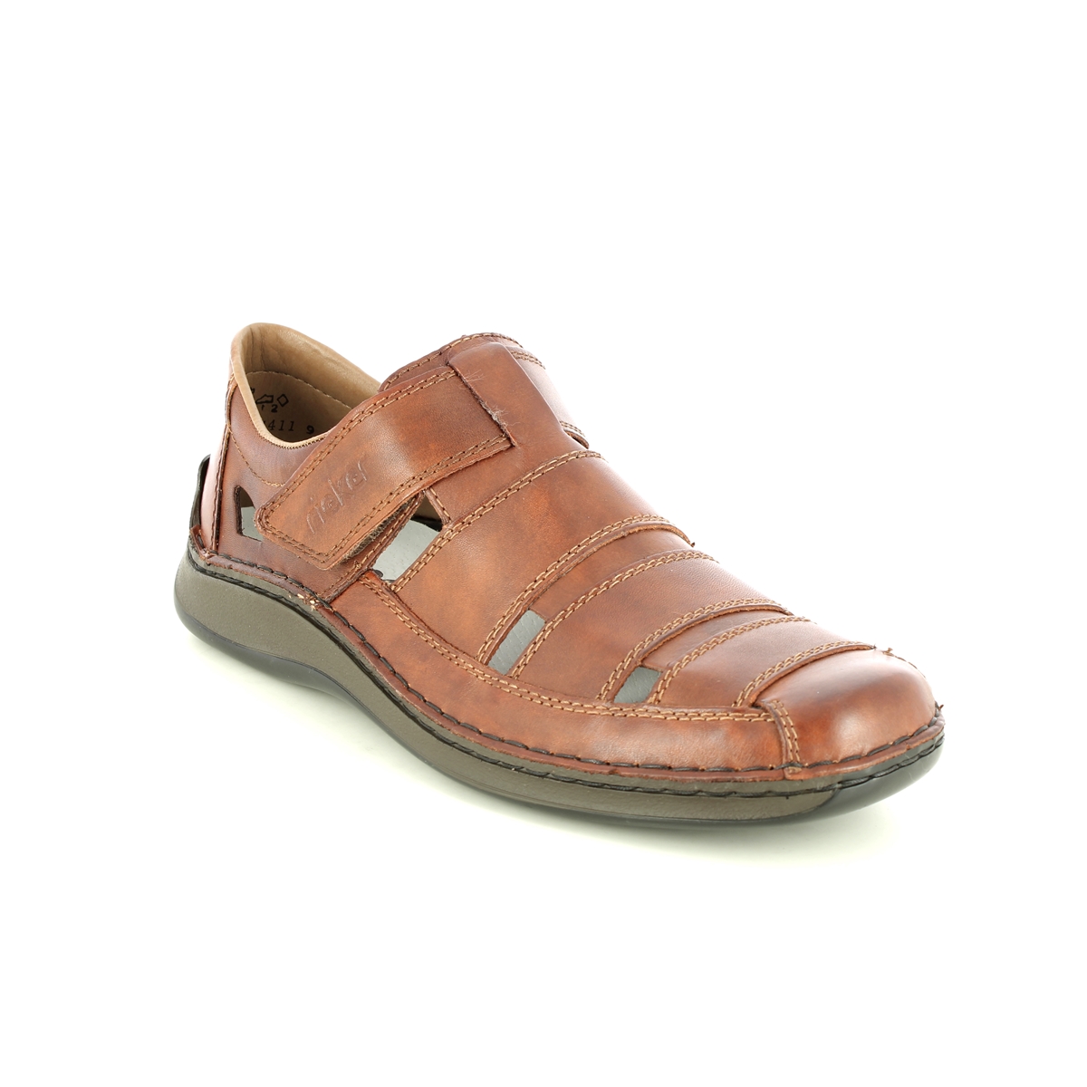 Rieker Tan Leather sandals