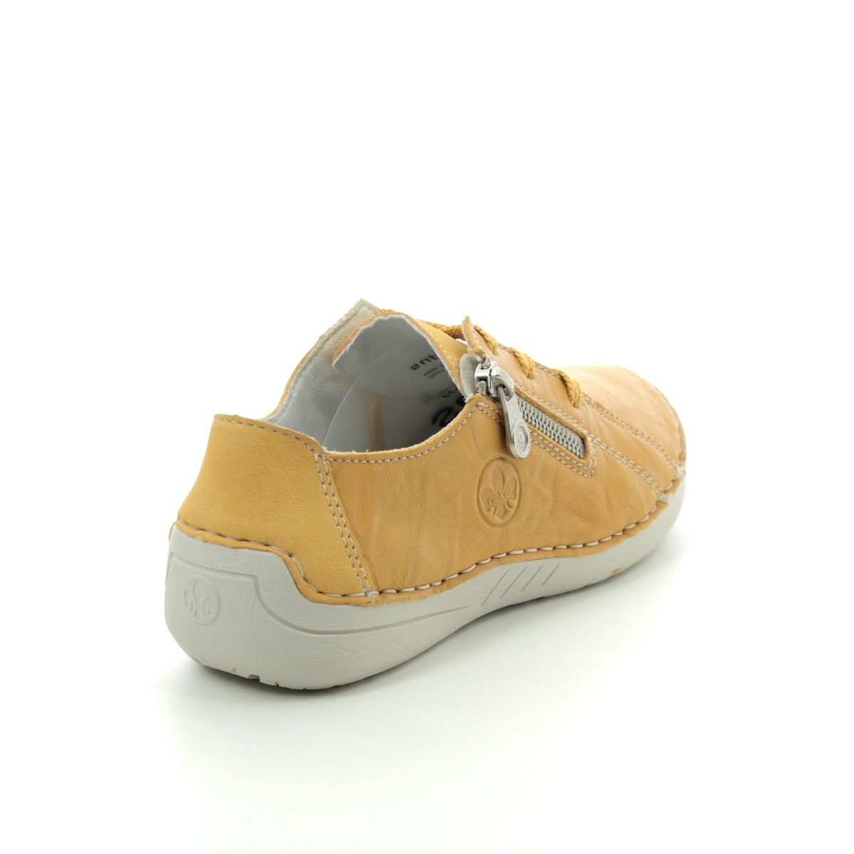 Rieker 52511-68 Yellow lacing shoes