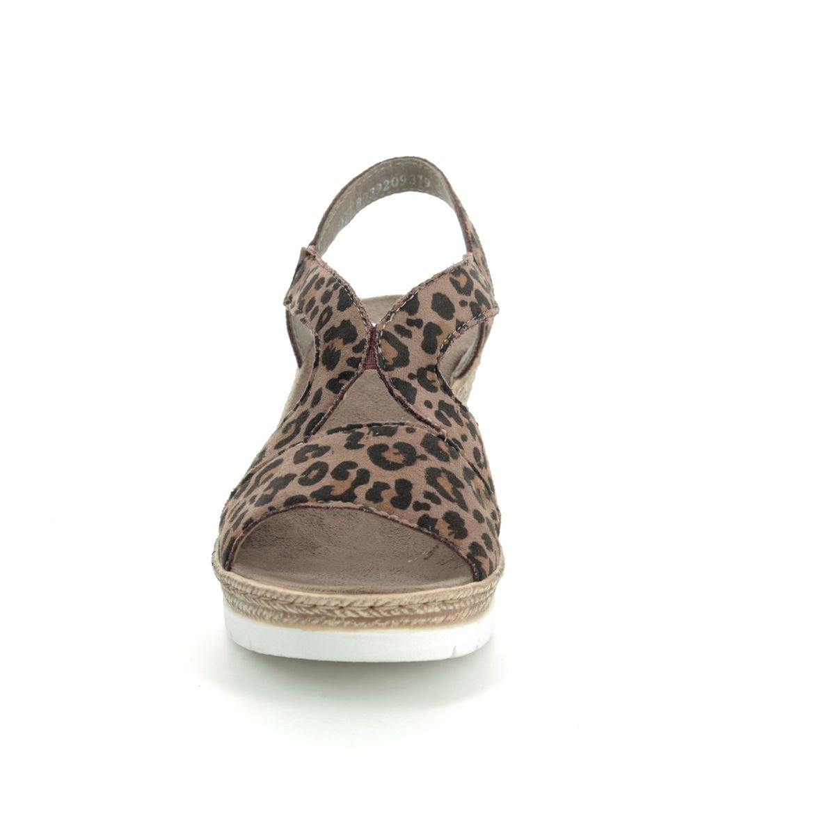 rieker sandal leopard