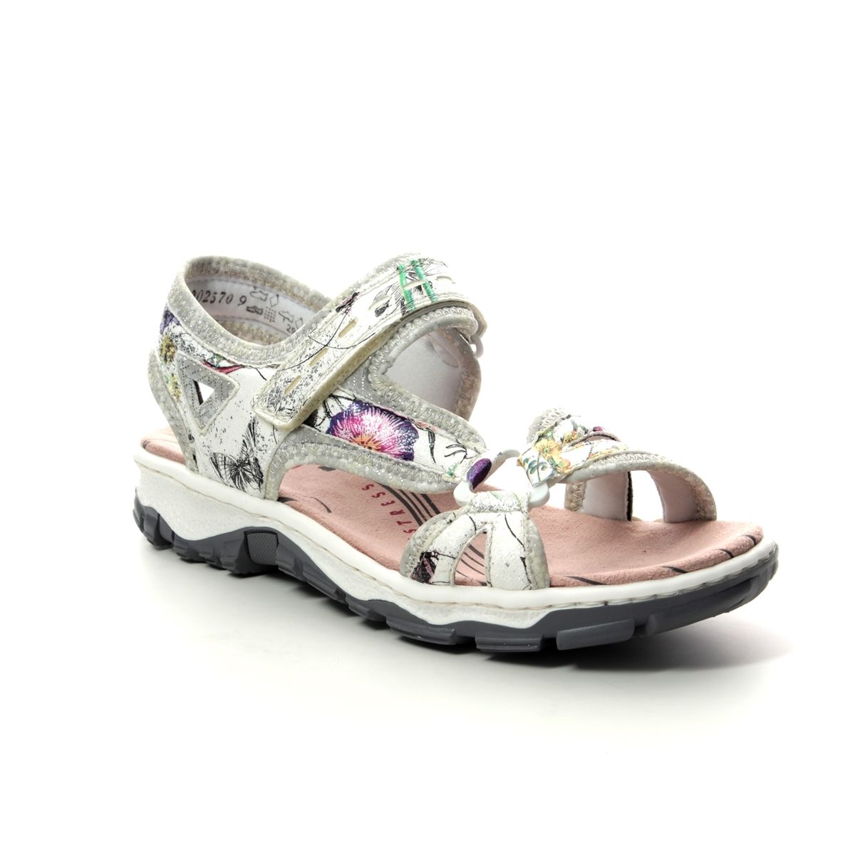 rieker floral sandals