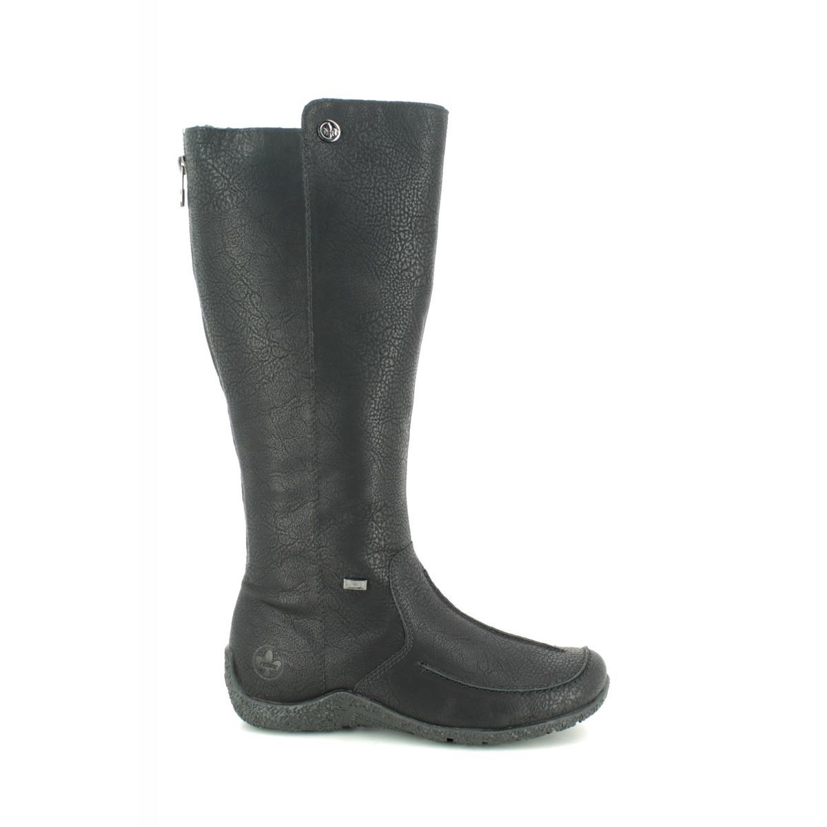 Rieker 79990-00 Black knee-high boots