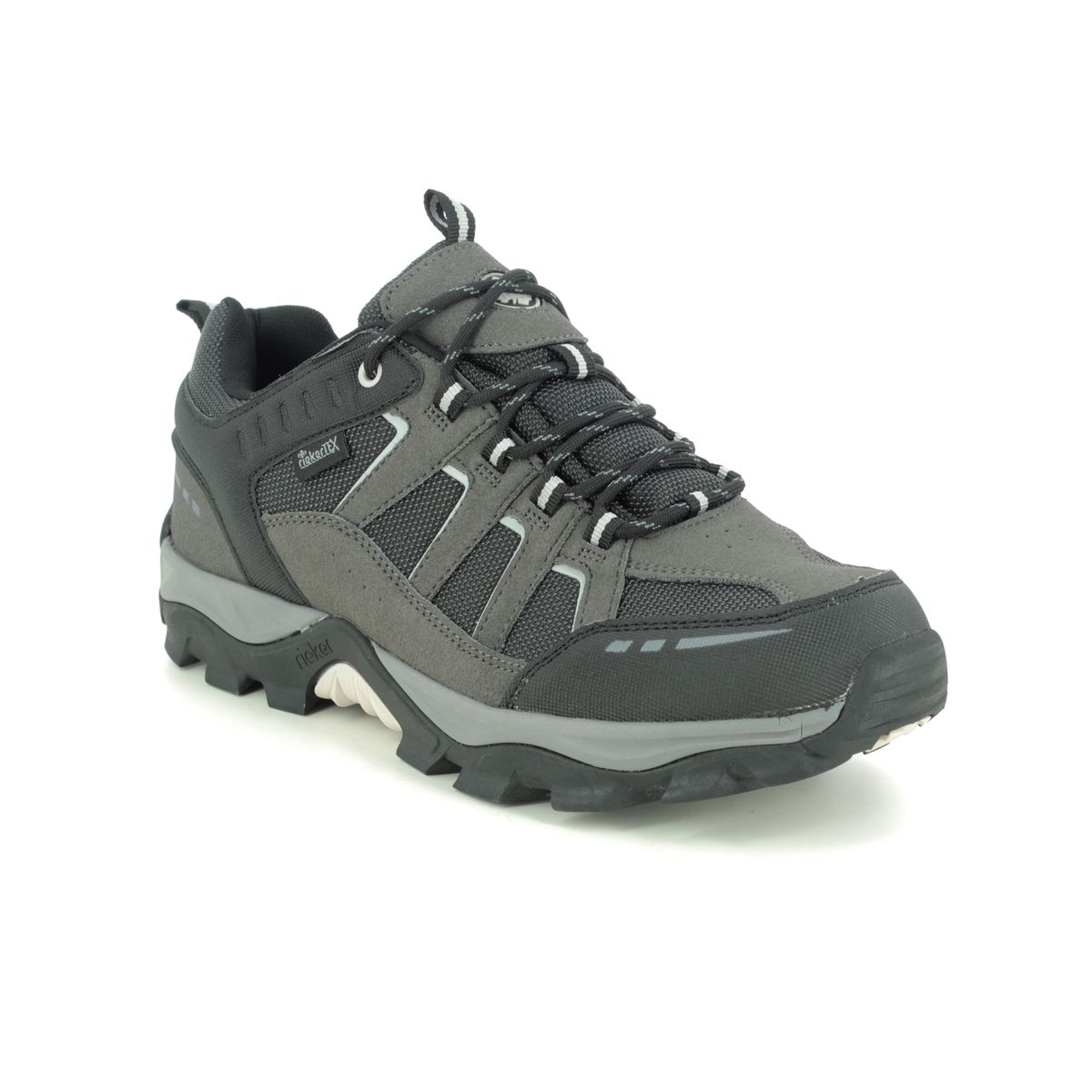 Rieker B8820-02 Black grey Walking Shoes