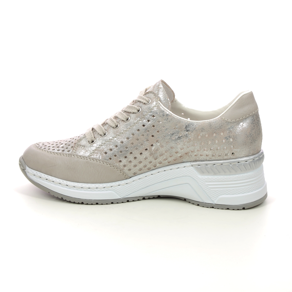 Rieker N4327-80 Light Gold trainers