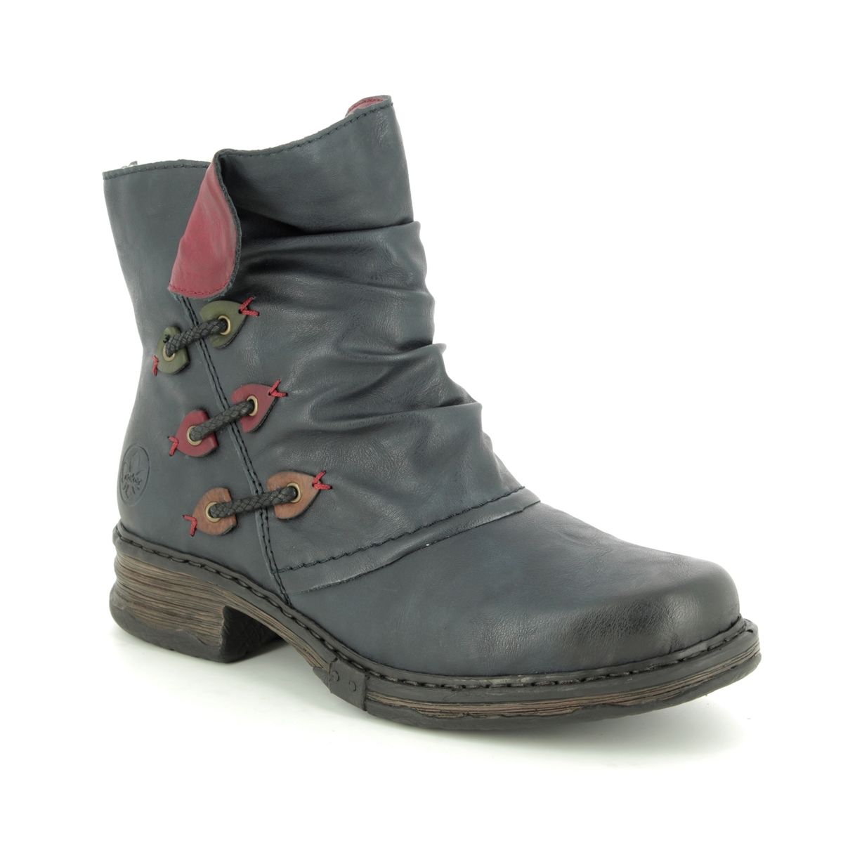 Rieker Z9981-15 Navy ankle boots