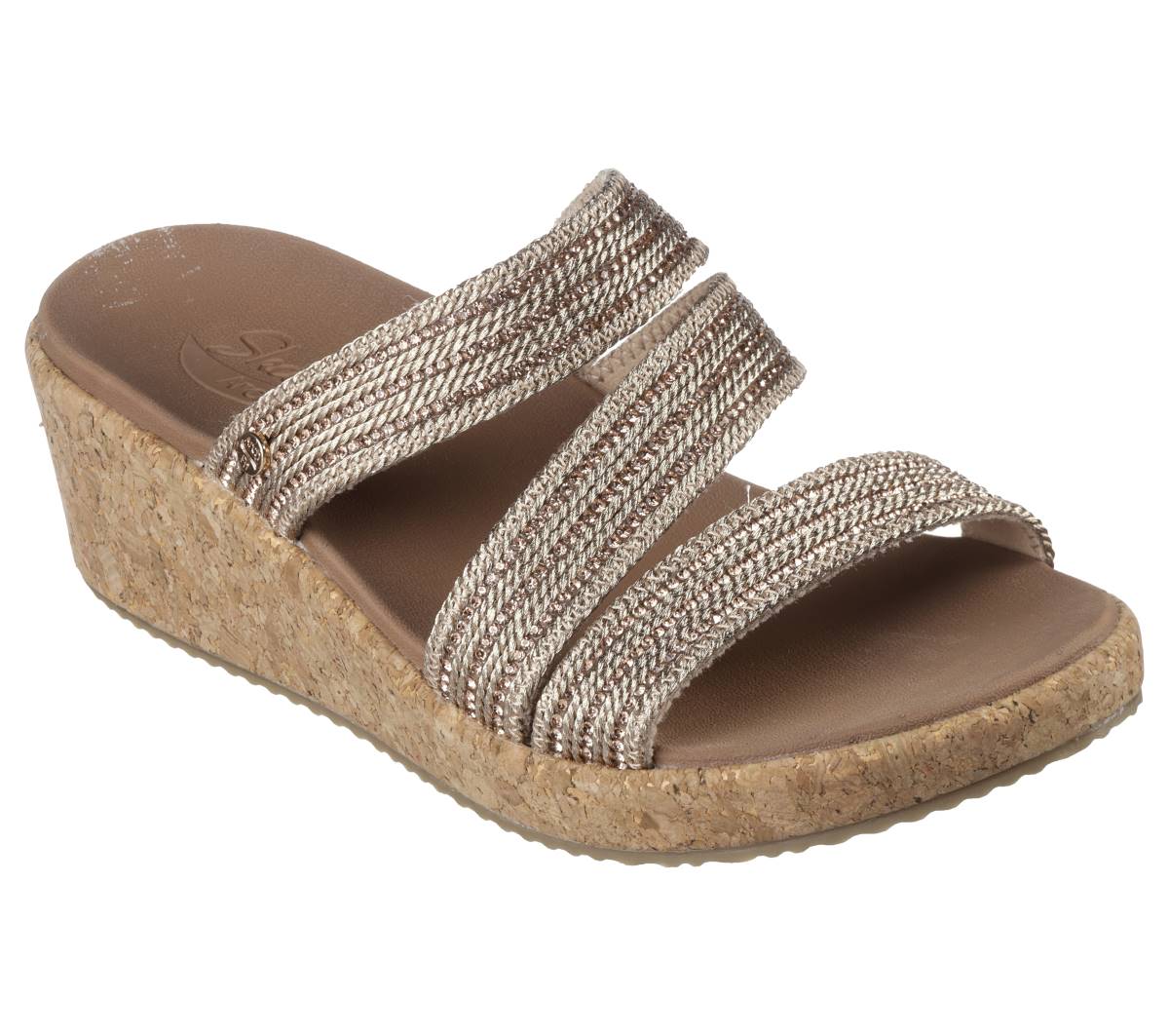 Skechers rose shop gold sandals