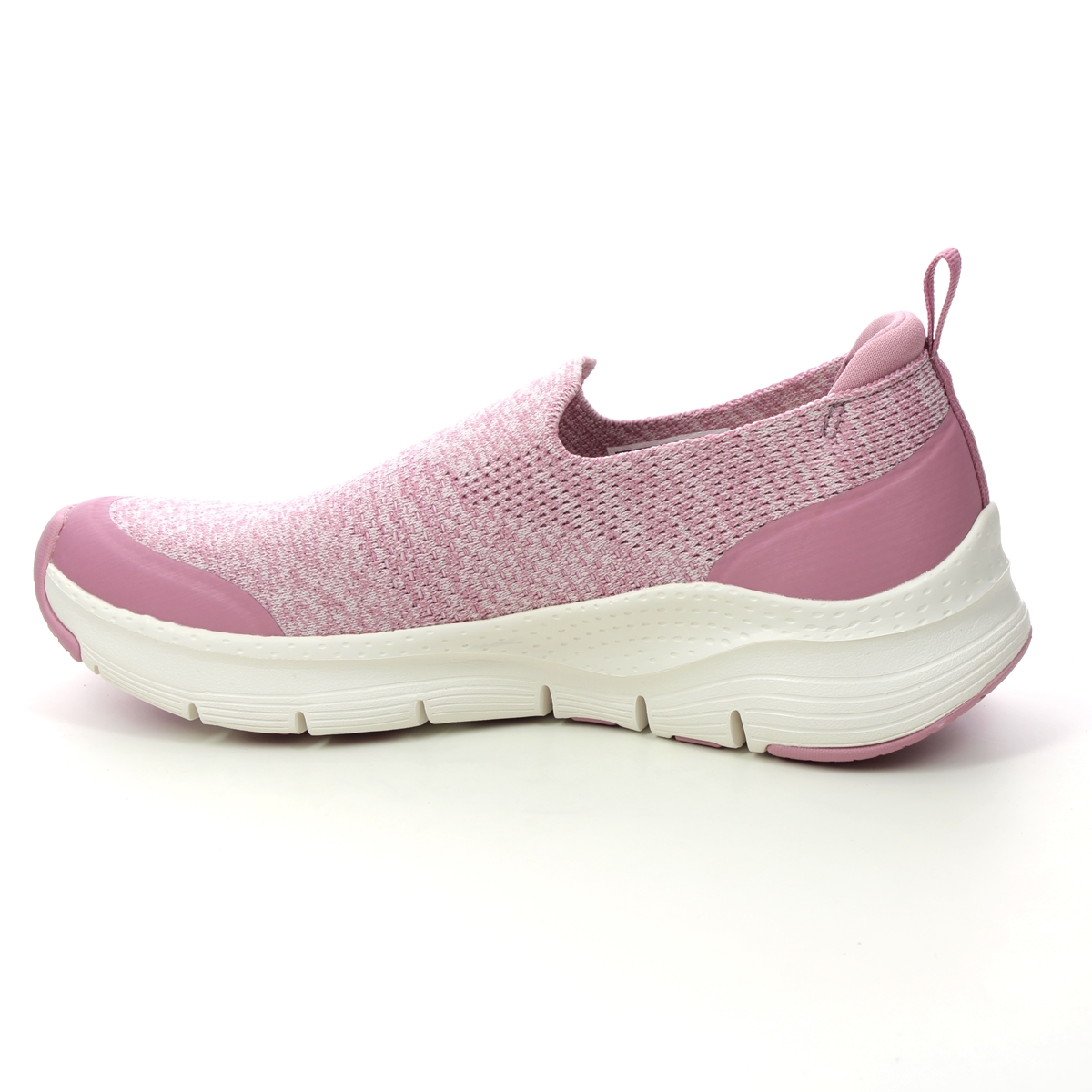 Skechers Arch Fit Slip On 149563 MVE Mauve trainers