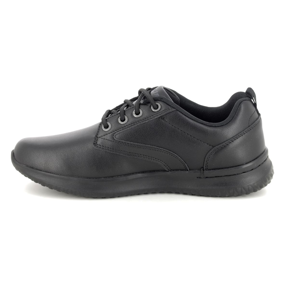 Skechers Delson Antigo Waterproof 65693 BBK Black comfort shoes