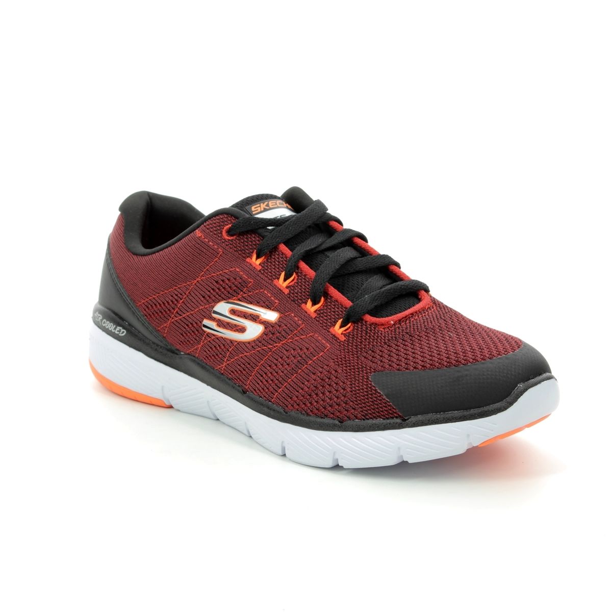 skechers red and black