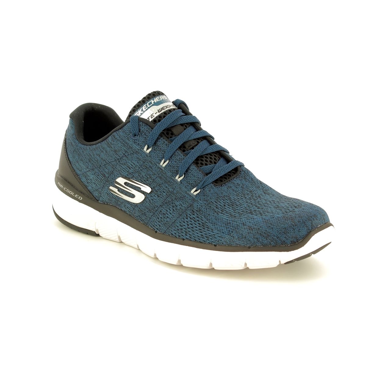 sketchers blue trainers
