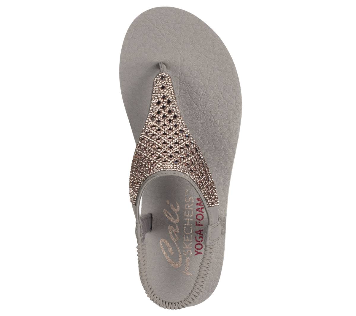 Skechers Yoga Foam Taupe Flip Flop~Size 8