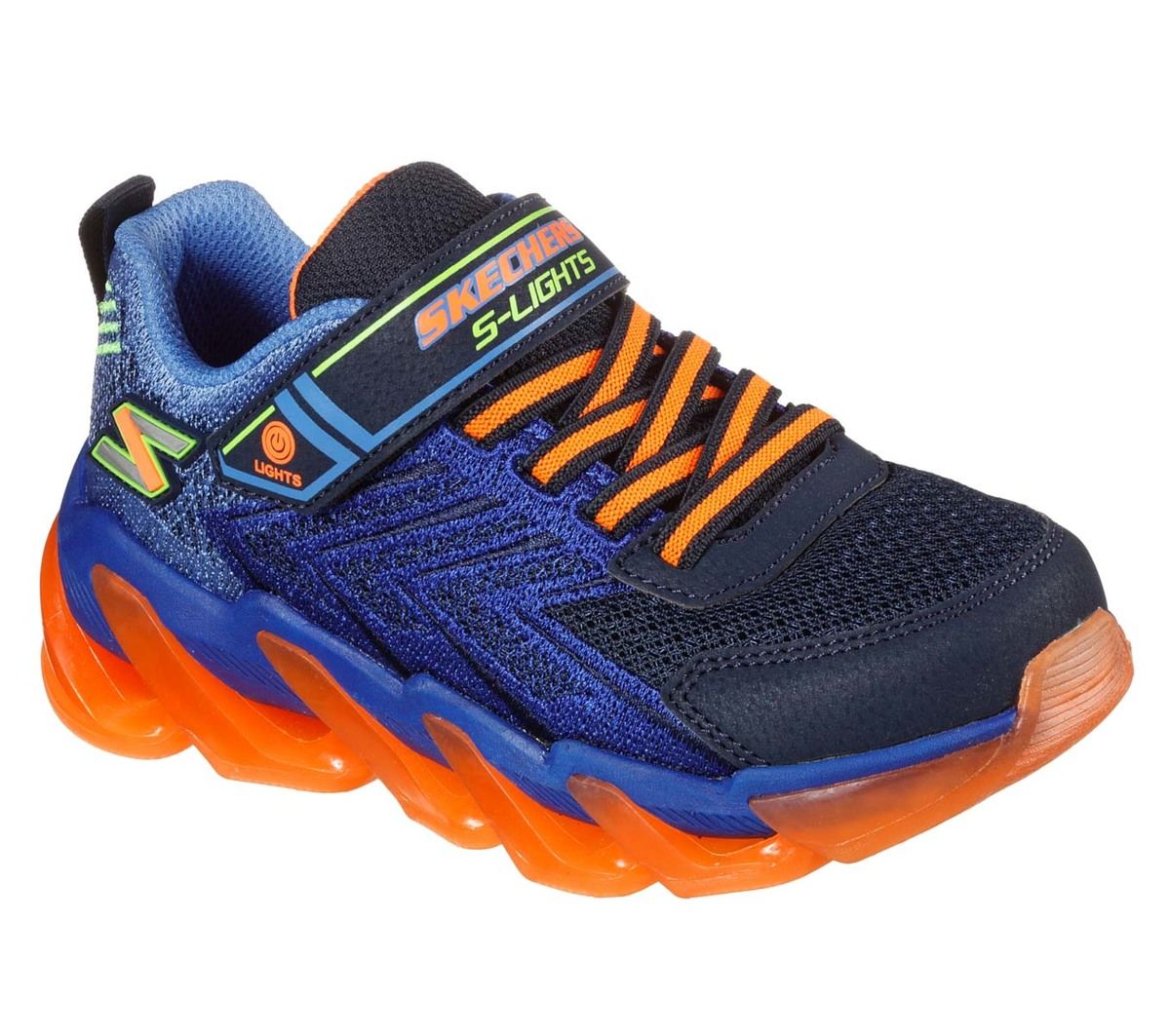 Skechers Mega Surge Lights 400130L NVOR Navy trainers