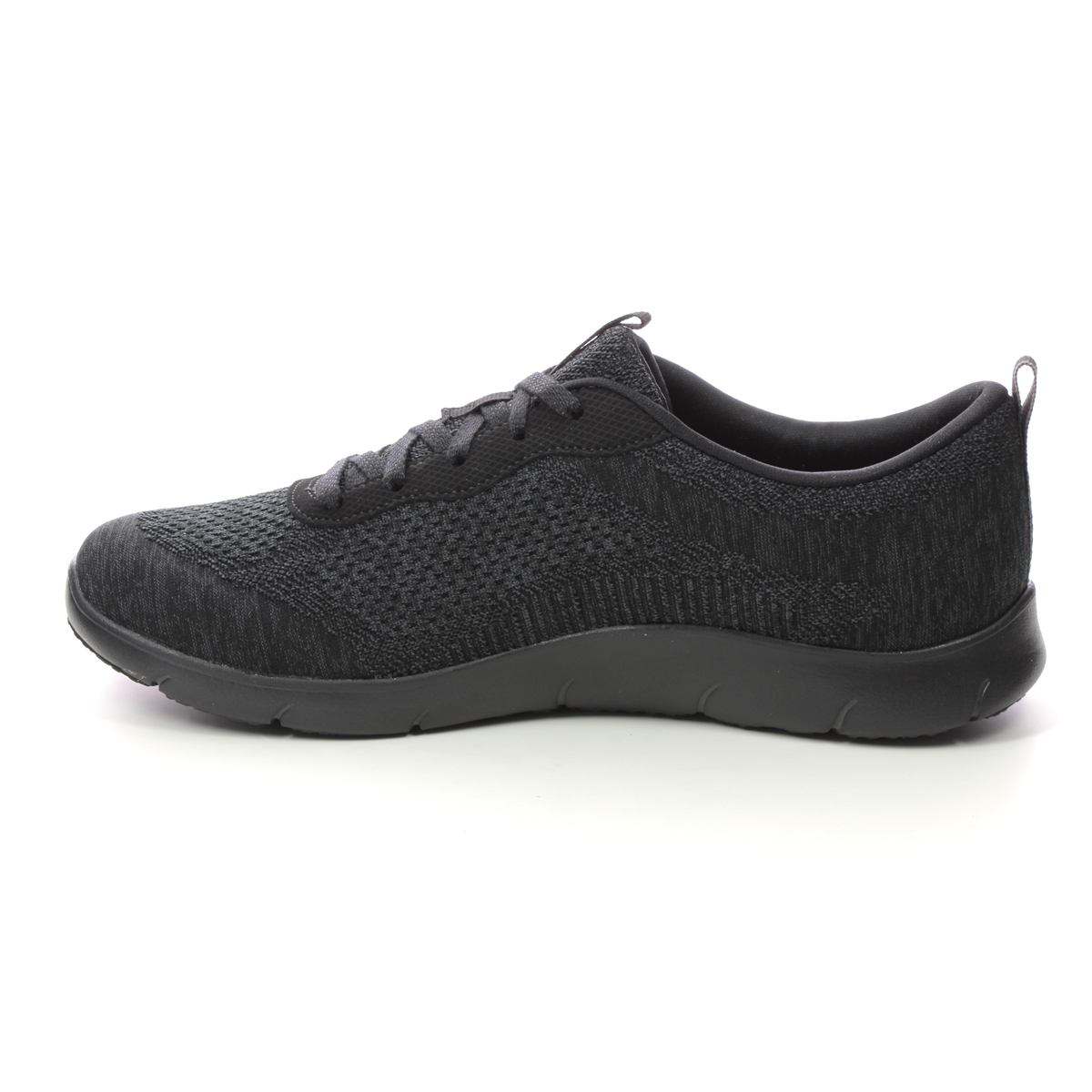 Skechers Refine Arch Fit BBK Black Womens trainers 104272