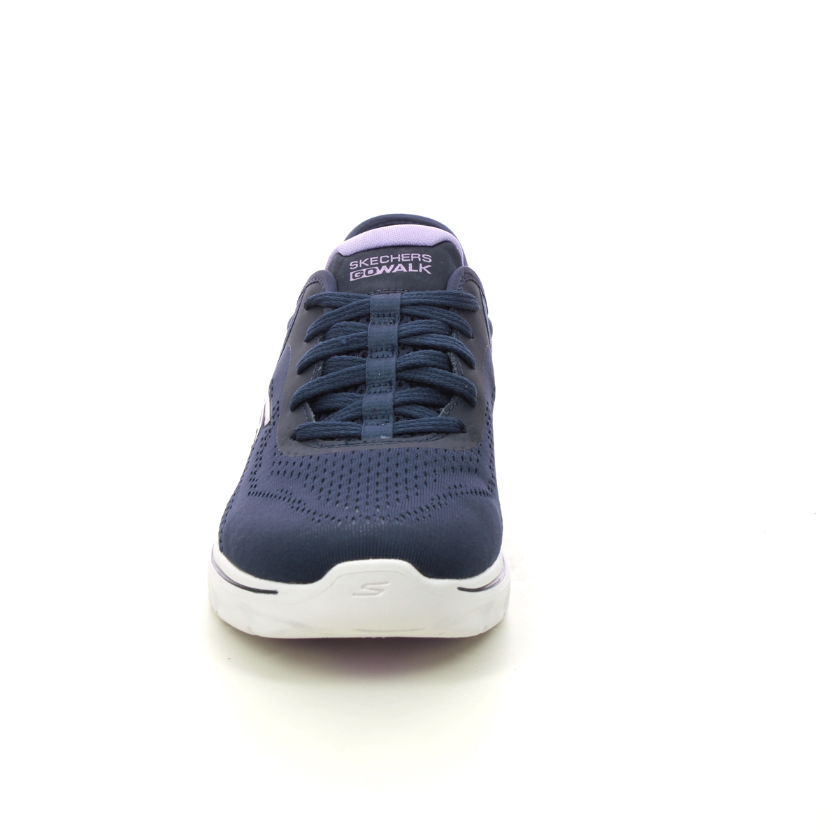 33A Womens Skechers Navy Lace Up Trainers Size 3 Uk - Designer