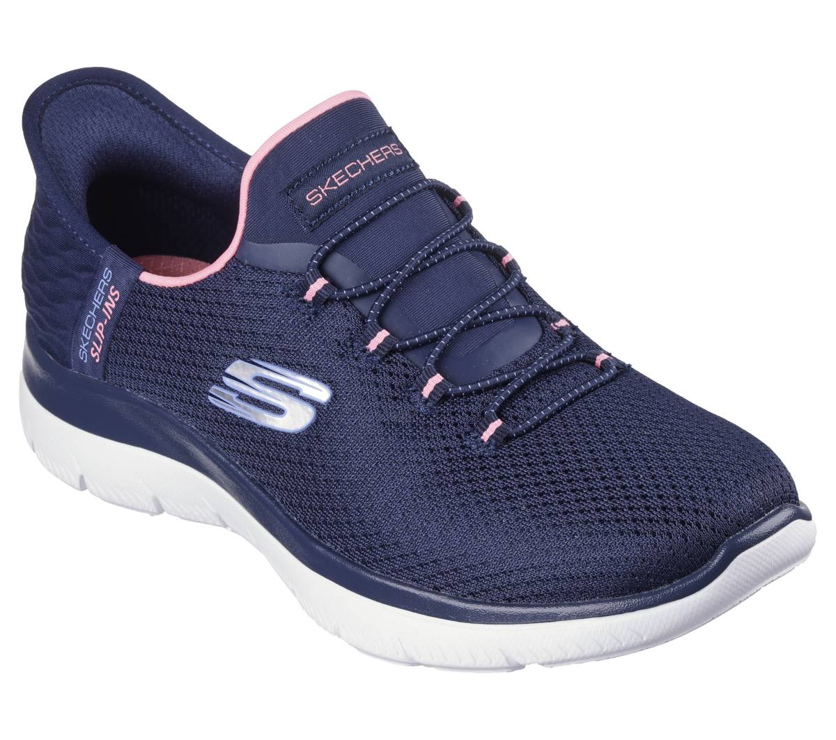 Skechers slip clearance on shoes pink