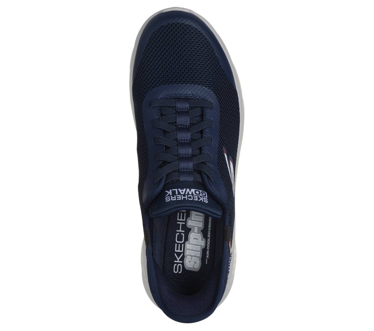 Skechers Slips Ins Go Walk Bungee NVY Navy Mens trainers 216324