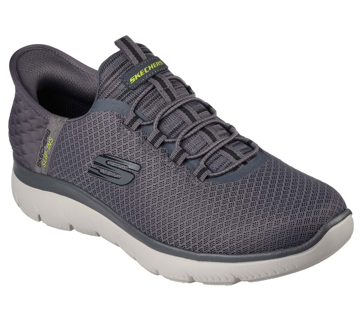 Skechers Summit Slip Ins 232457 CHAR Charcoal trainers