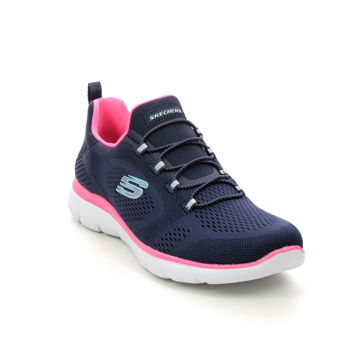 Summits Pink NVNP trainers Navy Womens Skechers Perfect 149523