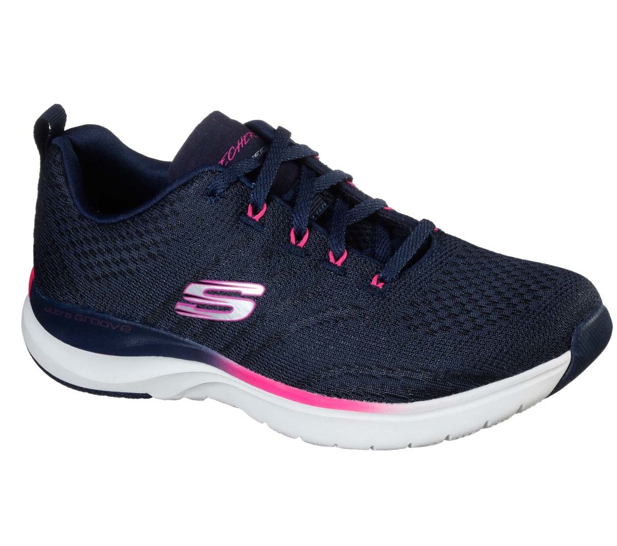 Skechers Ultra Groove 149022 NVHP Navy Pink trainers