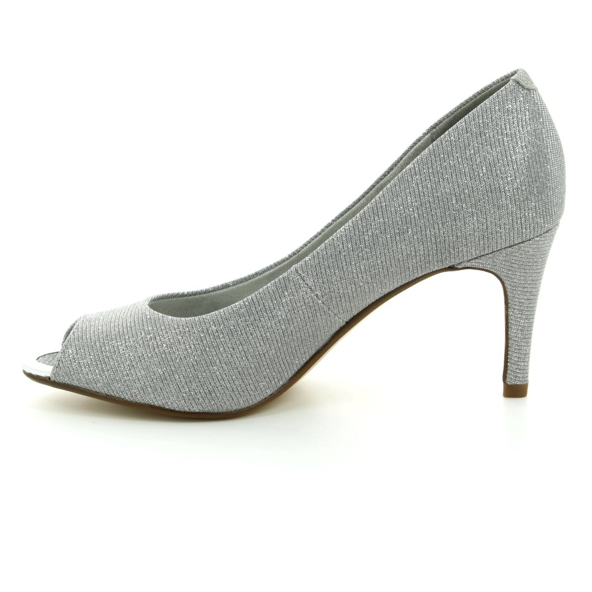 Tamaris Anaya 29302-20919 Silver high-heeled shoes