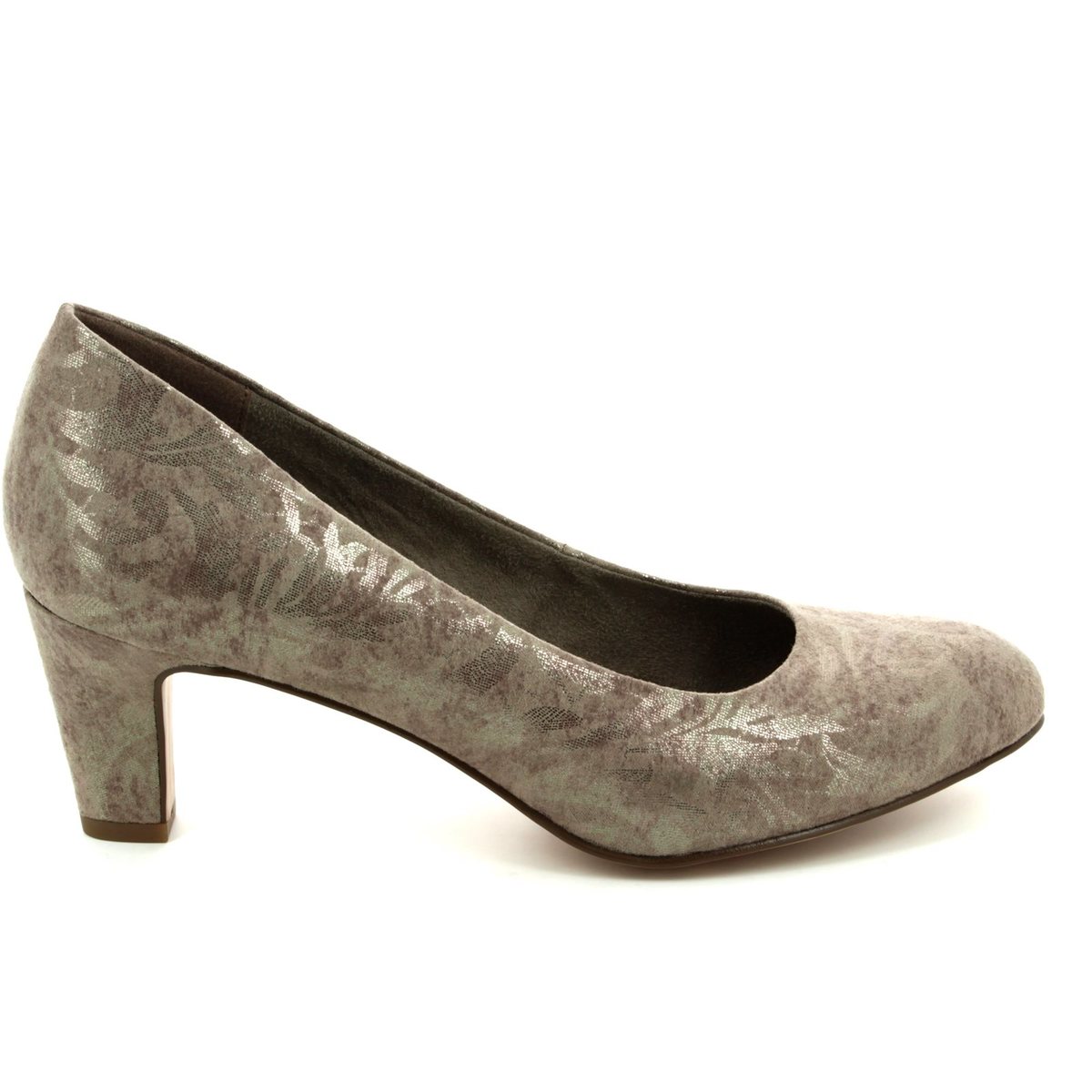 Tamaris Caxias 22418-350 Taupe multi high-heeled shoes