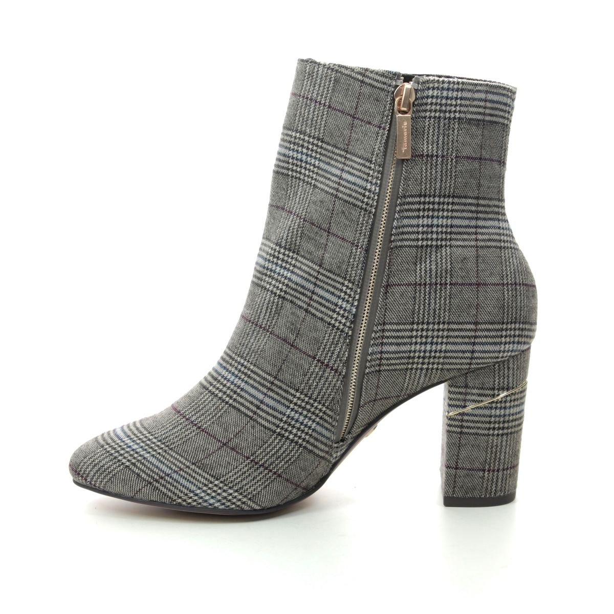 Tamaris Francesca 25330-33-901 Grey muti ankle boots