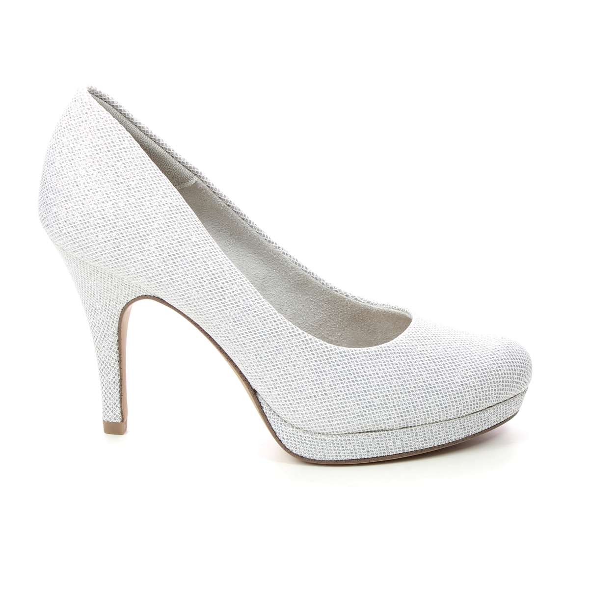 Tamaris Lycoris Silver Glitz Womens High Heels 22447-28-919