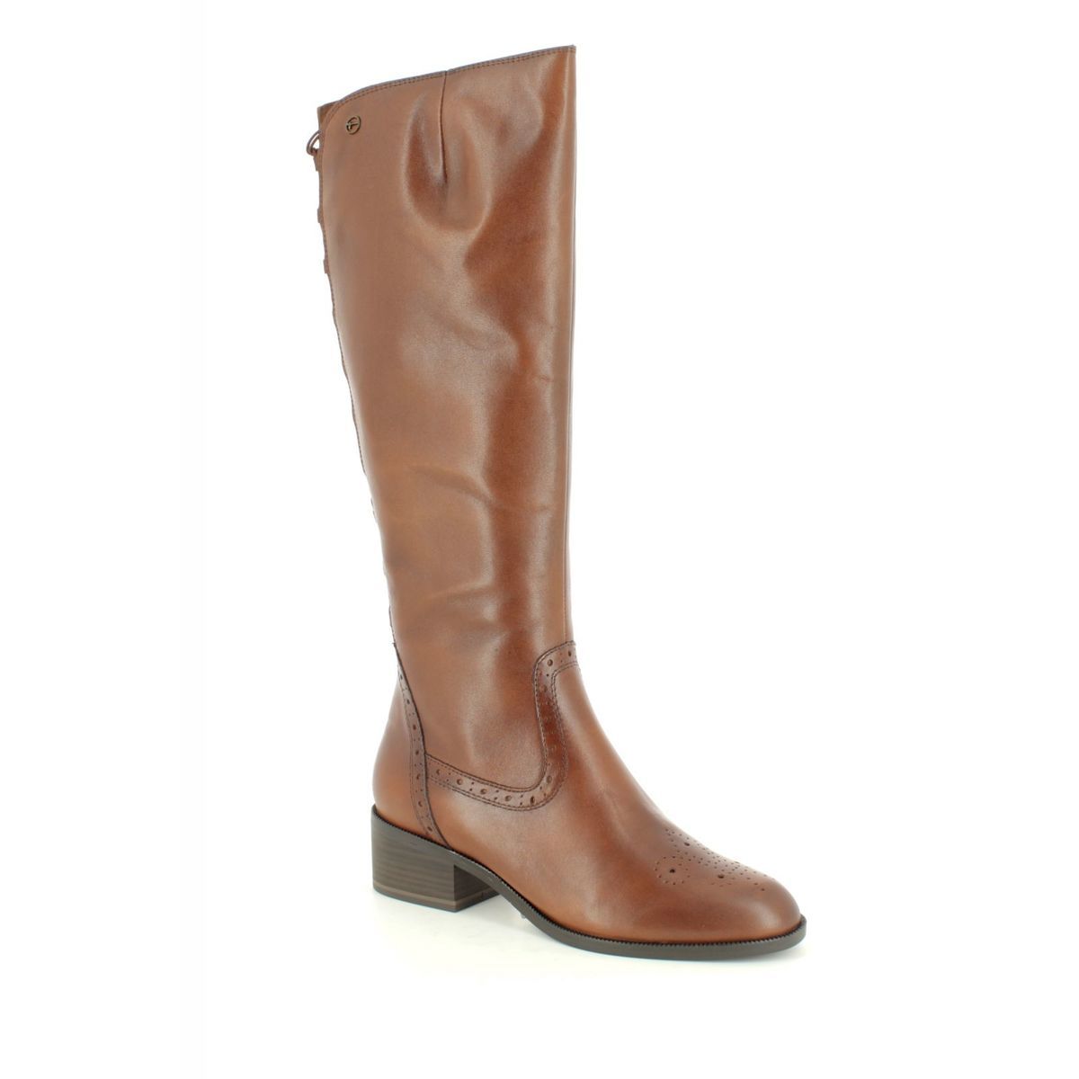25541-21-305 Tan Leather knee-high boots