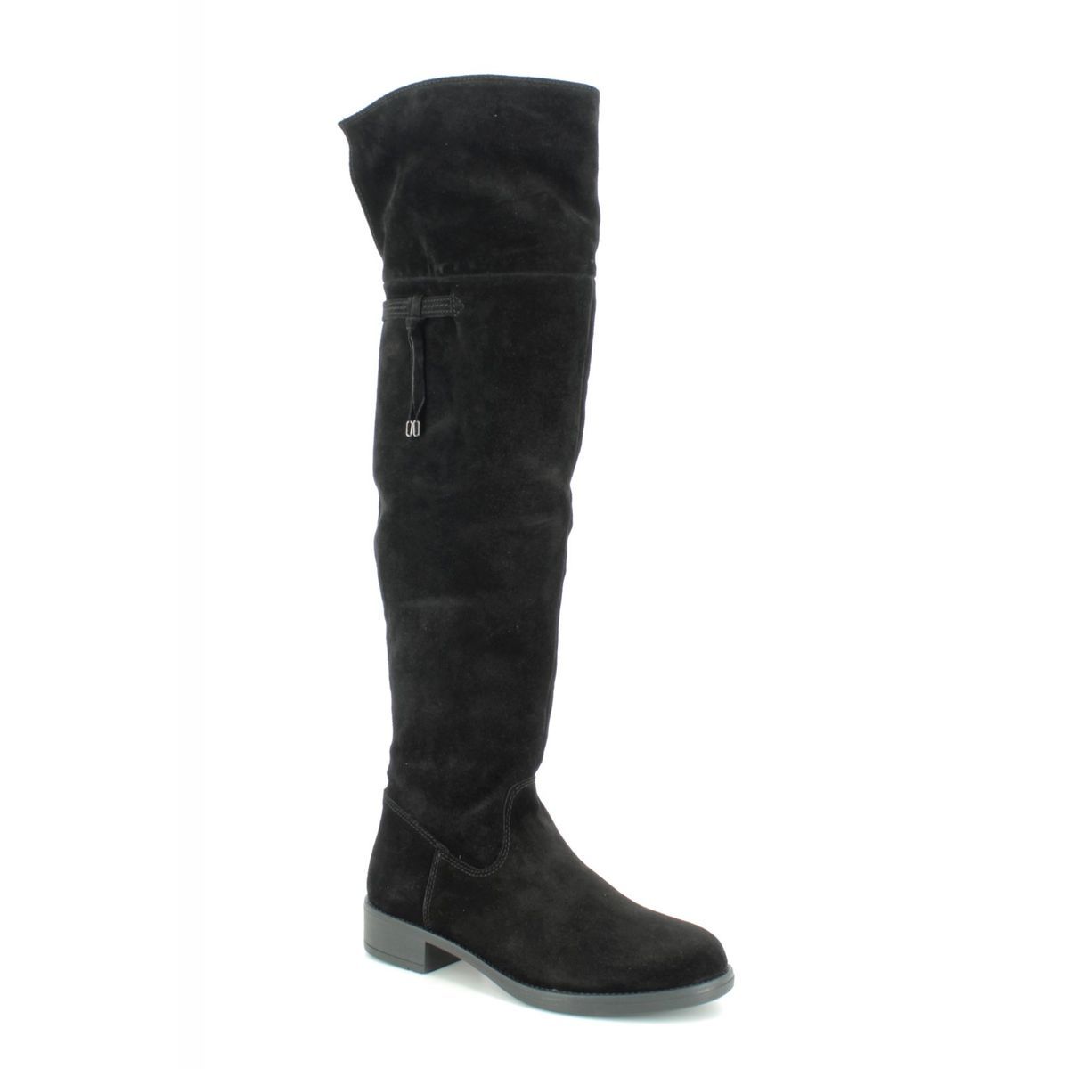 Tamaris Taina Over Knee 25537-23-001 Black suede knee-high boots